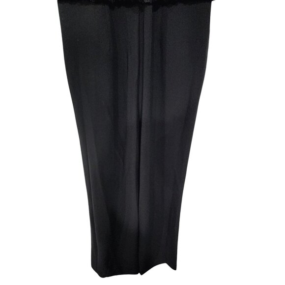 Eliza J Womens Sequined Halter Jumpsuit Black Polyester Size 12‎ - Picture 8 of 14